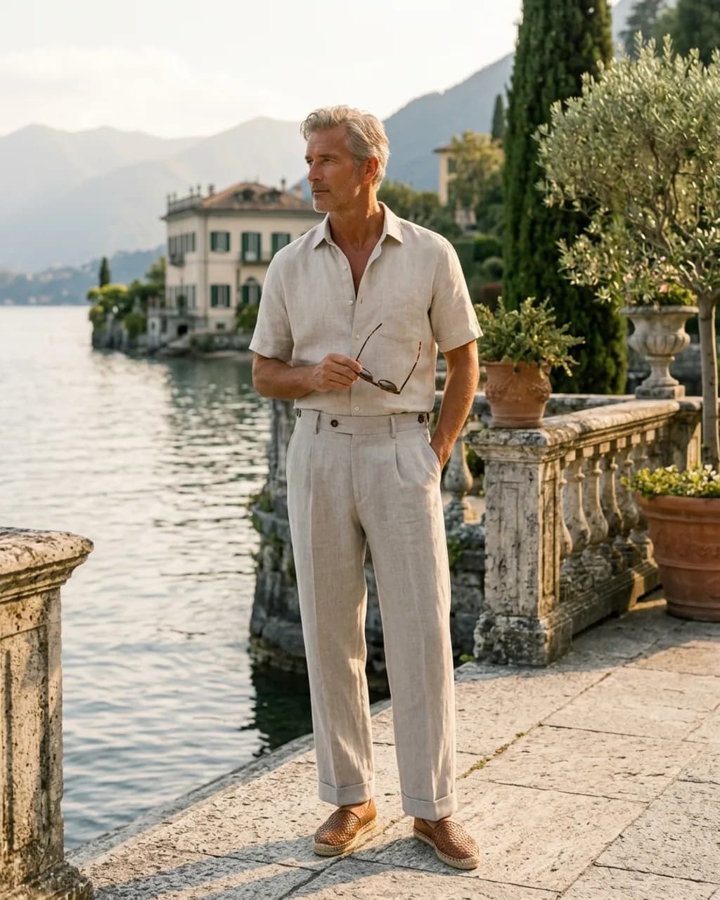 Tremezzo Linen Trousers