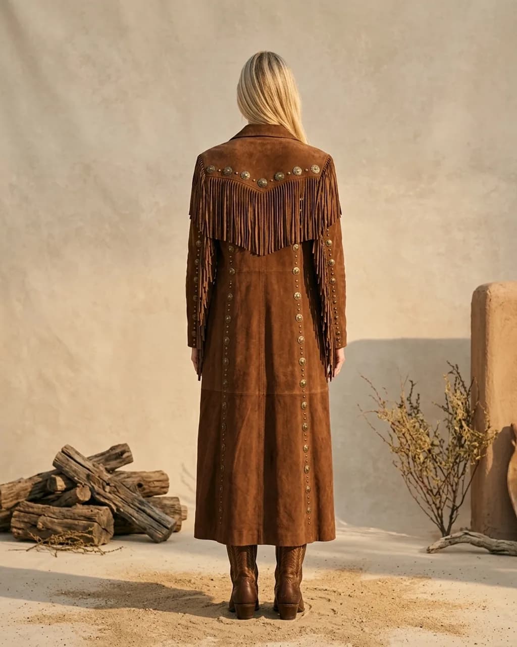 Fringe Jacket — Wild 'Bout You — Back view
