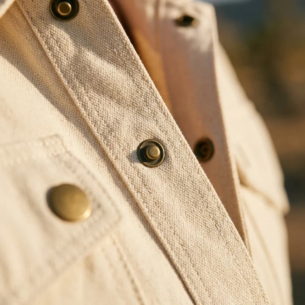 Snap Duster — Wild 'Bout You — Bone-detail view