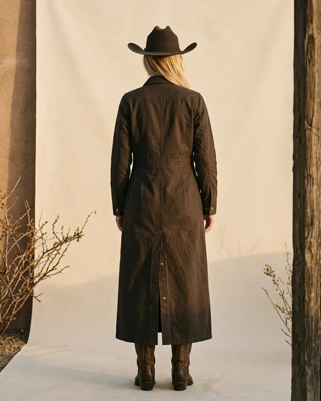 Snap Duster — Wild 'Bout You — Mesquite-back view