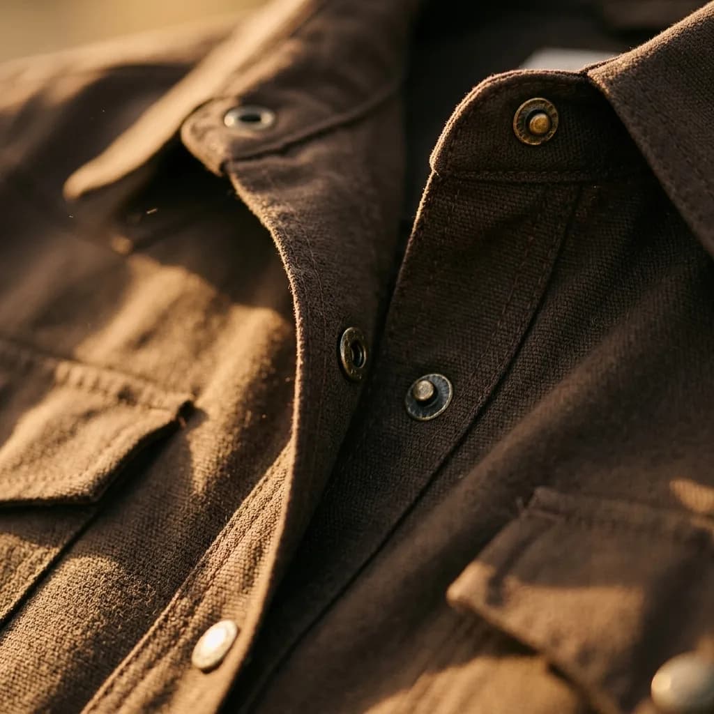 Snap Duster — Wild 'Bout You — Mesquite-detail view